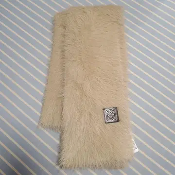 moussy 2025 신상 머플러 베이지 퍼