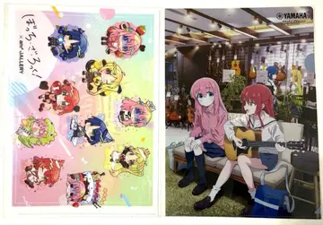 봇치더록! 클리어 파일 콜라보 카페 YAMAHA