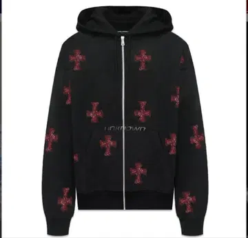 unknown london 빨검 후드티