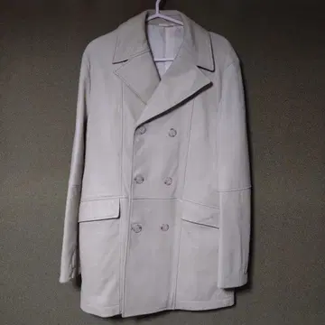 COMME CA COLLECTION 양가죽 레더 코트