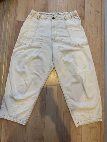 BIG MAC 와이드 팬츠 화이트