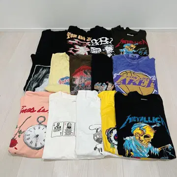 [ 구제 의류 ] T셔츠, 탱크탑 묶음 판매 14개