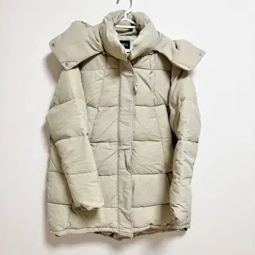 미사용 한국 웰론 롱 코트 다운 코트 충전솜 점퍼