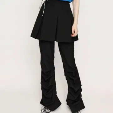 SLY / TUCKFLAREPT 턱 플레어 팬츠 2 M 블랙