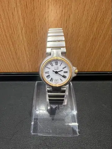 dunhill 던힐 손목시계 쿼츠 실버 x 골드 118154