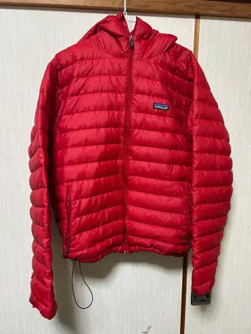 patagonia 남성용 M 레드 다운 자켓