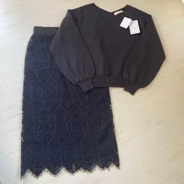 새상품 TRUDEA 니트 셋업 S