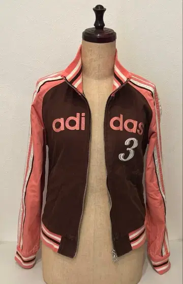 adidas 자켓 브라운 핑크