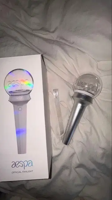 aespa 공식 응원봉 ver1 윈터 키링 덤 포함