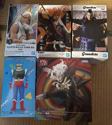 프라이즈 피규어 5개 세트 (이치고, 미르코, 킹덤, 던던 등)