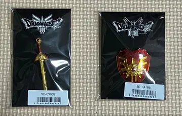 드래곤 퀘스트 핀 배지 검과 방패 세트