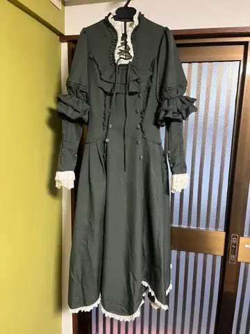 LIZBIRD 클래시컬 원피스 다크 그린