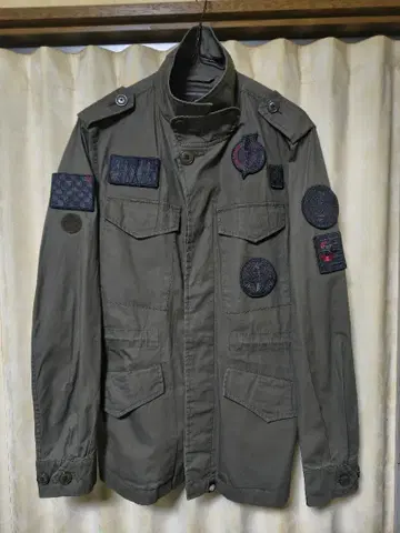 프리티 그린 필드 자켓 사이즈 3