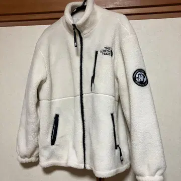 THE NORTH FACE 플리스 자켓 화이트 사이즈 M