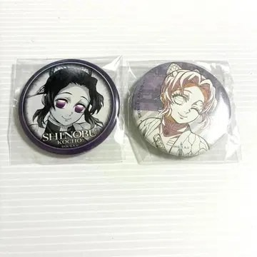 귀멸의 칼날 콜라보 다이닝 월드 투어 캔뱃지 코쵸우 시노부