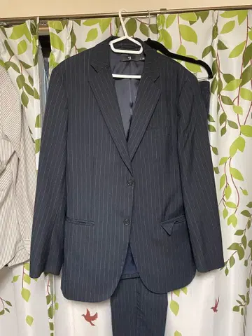 미사용품 유니클로 플러스제이 포멀 수트 셋업 블랙 L 사이즈