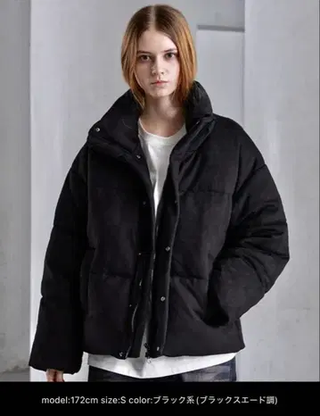 [ CLEL ] 볼륨 하이넥 숏 패딩 자켓