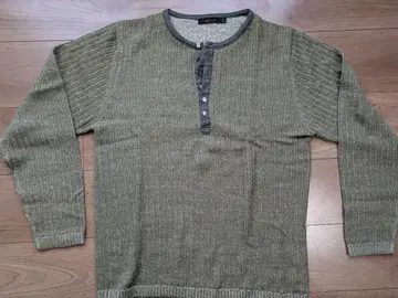 MENSBIGI 남성용 비기 Radmess 올리브 그린 L 스웨터