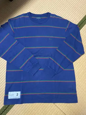 DESCENDANT 보더 롱 T 긴팔 티셔츠