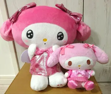 산리오 x nico make L 봉제 인형 딸기 신문 콜라보 마이멜로디