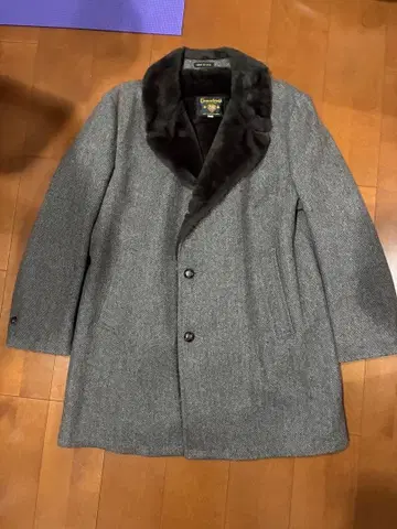 울 그레이 피 코트 사이즈 44