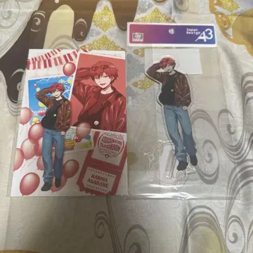 암살교실 요미우리랜드 콜라보 아카바네 카르마 아크릴 스탠드 특전 엽서