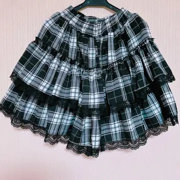 VOLCAN & APHRODITE 티어드 레이스 스커트