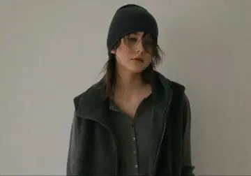 ETRE TOKYO 캐시미어 니트 비니 그레이