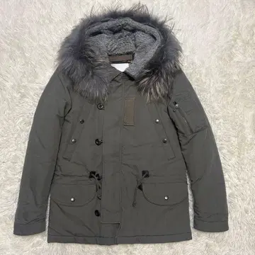 ATTACHMENT 어태치먼트 모즈 코트 퀼팅 카키 1