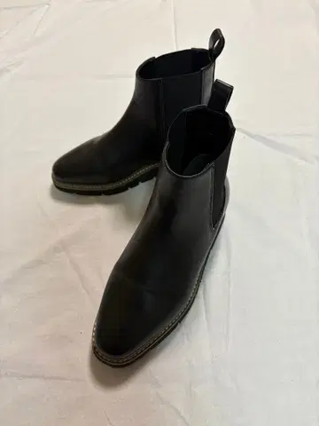 alphabet's alphabet 사이드 고어 부츠 블랙