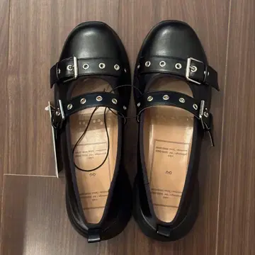 GU x rokh 콜라보 멜리 제인 슈즈 L 블랙