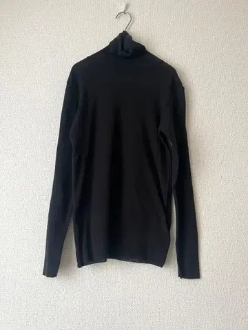 [ 미사용 새상품 ] evam eva 코튼 터틀넥 블랙