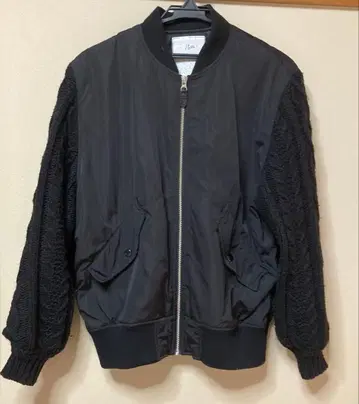 RODEO CROWNS 소매 니트 블루종 S 사이즈