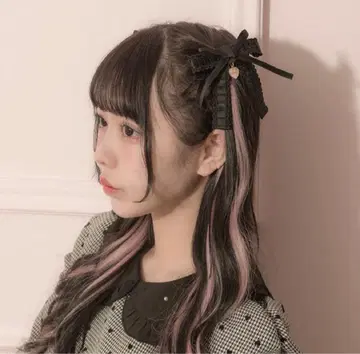 pium 레이스 리본 클립 세트