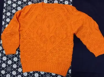 손뜨개질 니트 스웨터