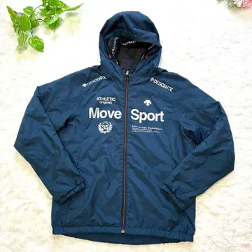데상트 EKS+THERMO 윈드 브레이커 XL 사이즈 네이비