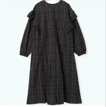 사만사 모스모스 모듬 소매 프릴 스탠드넥 전후 2way 원피스