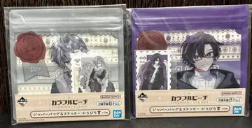 컬러풀 피치 히로군 모후군 지퍼백 & 스티커 세트