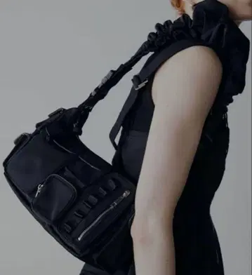 AMERI 2WAY SHOULDER MILITARY BAG black