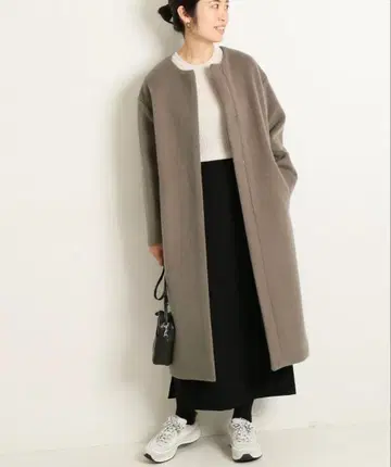 이에나 램스울 롱 코트 38