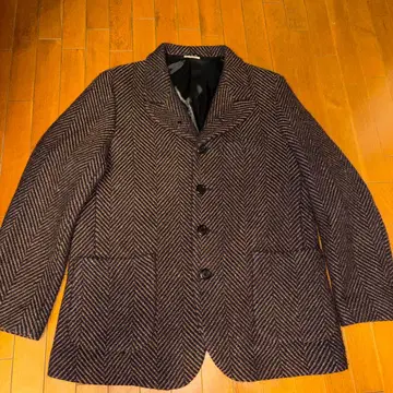 헤링본 무늬 테일러드 자켓