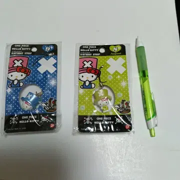 원피스 & 헬로키티 콜라보 스트랩 2개