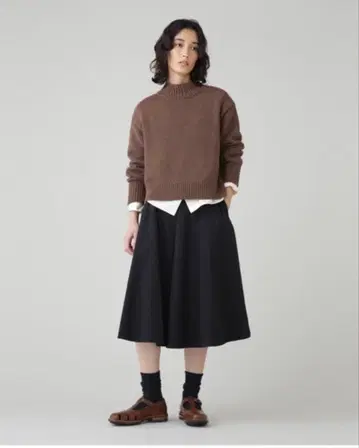 MARGARET HOWELL WASHED COTTON SATIN