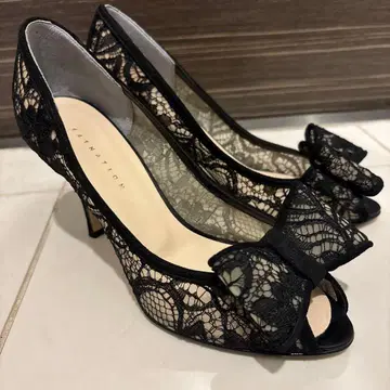 에스트네이션 펌프스 레이스 리본