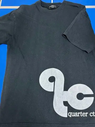 quarter ct. 블랙 T셔츠 X-large