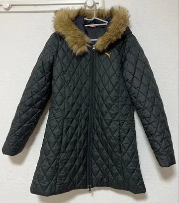 Puma 퀼팅 다운 자켓 블랙 L