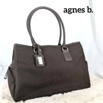 미사용 agnes b. 에네스베 토트백 핸드백 브라운 계열
