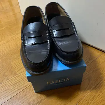 HARUTA 블랙 로퍼