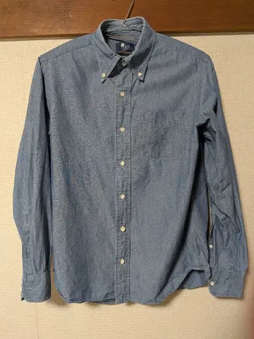 IKE BEHAR USA제 샴브레이 셔츠 버튼 다운