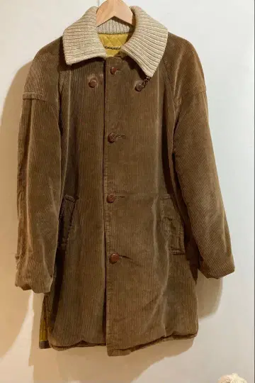 50s-60s 빈티지 SNO FO 코듀로이 돈키 코트 초레어